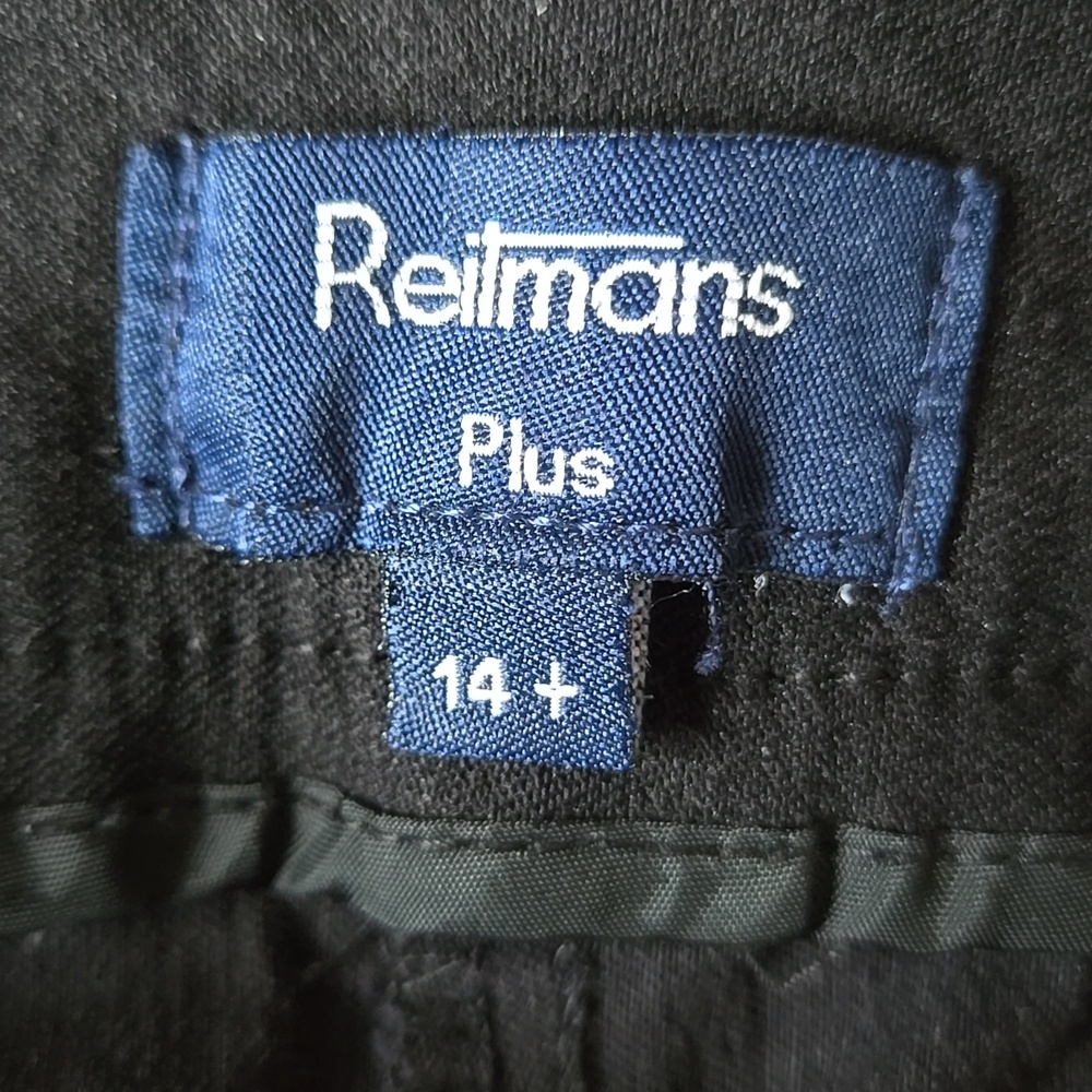 Reitmans Black Skort 14 Plus - Picture 7 of 10